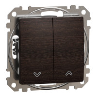 Выключатель для жалюзи венге Sedna Design & Element Schneider Electric SDD181104