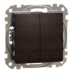 Вимикач двоклавішний венге Sedna Design Schneider Electric SDD181105