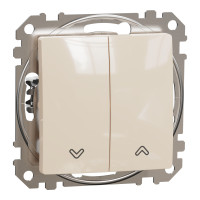 Вимикач кнопковий для жалюзі Sedna Design бежевий Schneider Electric SDD112114
