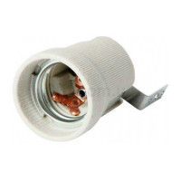 Патрон Е27 фарфоровый VT262L с скобой VITO ( 7320040 )