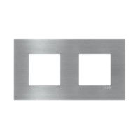 Рамка Zenit S 2-я нерж. сталь logo ( 2CLA227210Z4002 )