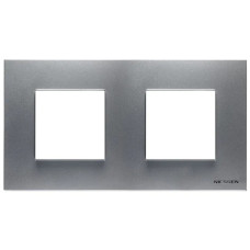 Рамка Zenit S 2-я никель logo ( 2CLA227210Z4902 )