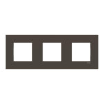 Рамка Zenit S 3-а антрацит logo ( 2CLA227310Z1802 )