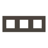 Рамка Zenit S 3-я антрацит logo ( 2CLA227310Z1802 )