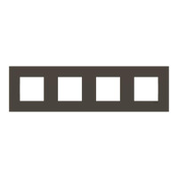 Рамка Zenit S 4-я антрацит logo ( 2CLA227410Z1802 )