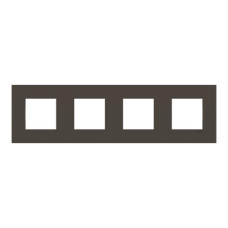 Рамка Zenit S 4-я антрацит logo ( 2CLA227410Z1802 )