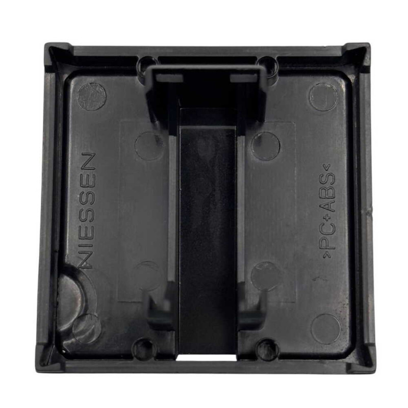 Розетка Zenit чорний мат 1-а кабельний вихід ( 2CLA220700N1501 )