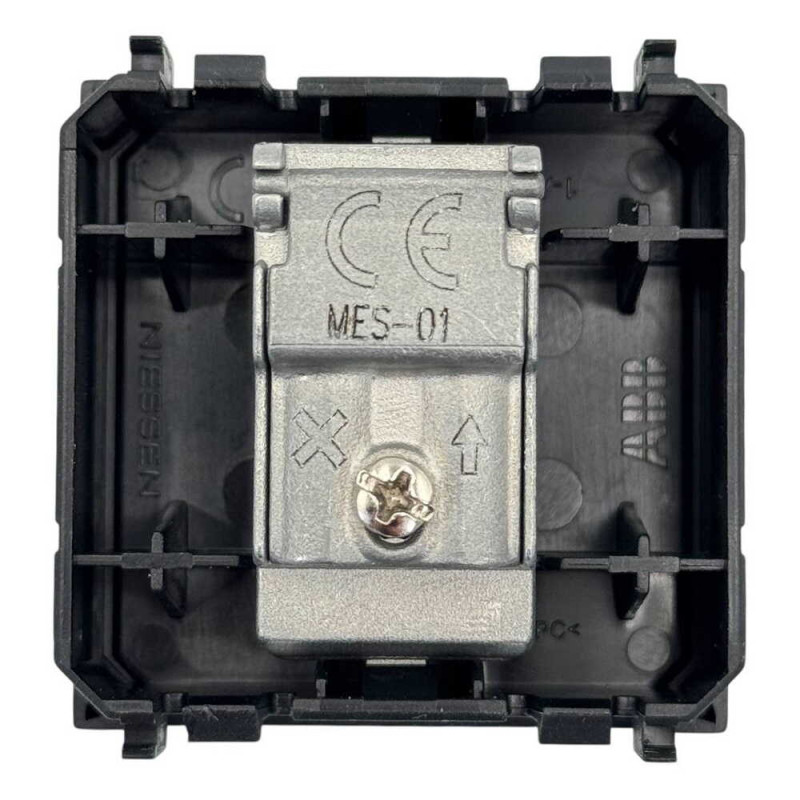 Розетка Zenit чорний мат TV проста 2-мод. ( 2CLA225070N1501 )