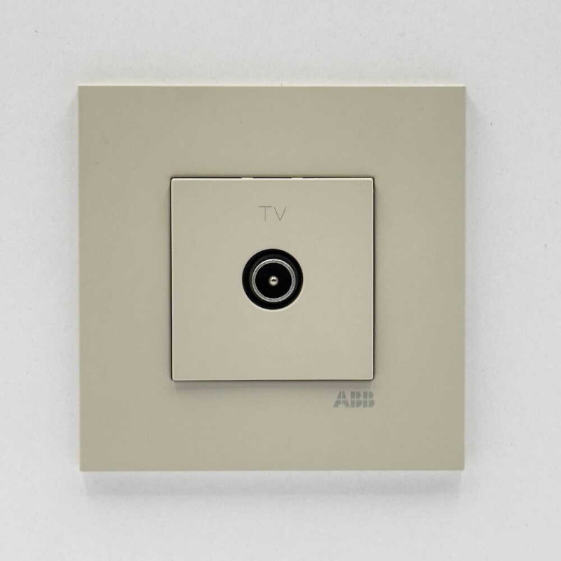 Розетка Zenit дюна TV проста 2-мод. (2CLA225070N6201)