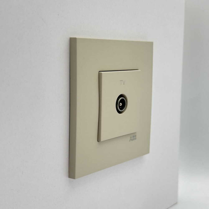 Розетка Zenit дюна TV проста 2-мод. (2CLA225070N6201)