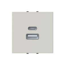 Розетка Zenit дюна USB A+C 3A ( 2CLA228540N6201 )