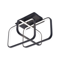 Светильник LED smart FIGARO +пульт 90W 3000-5000K IP20 черный Violux ( 220855 )