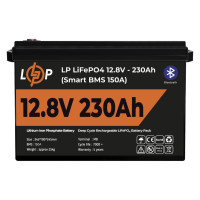 Аккумулятор LP LiFePO4 12V (12,8V) - 230 Ah (2944Wh) (Smart BMS 150А) с BT пластик