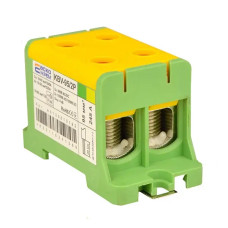 Клемма ввода силовая 95/2Р (245 А) желто-зеленая серии KBV АСКО A0130010192