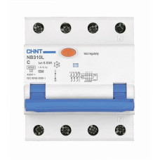 Диференційний автоматичний вимикач NB310L/3N 3PN C10 30mA A 6kA ел.-мех. (72mm) CHINT 660011