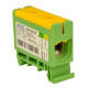 Клема вводу силова 50/1Р (160 А) жовто-зелена серії KBV АСКО A0130010178