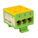 Клемма ввода силовая 50/3Р (160 А) желто-зеленая серии KBV АСКО A0130010185
