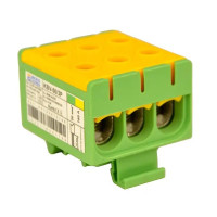 Клемма ввода силовая 50/3Р (160 А) желто-зеленая серии KBV АСКО A0130010185