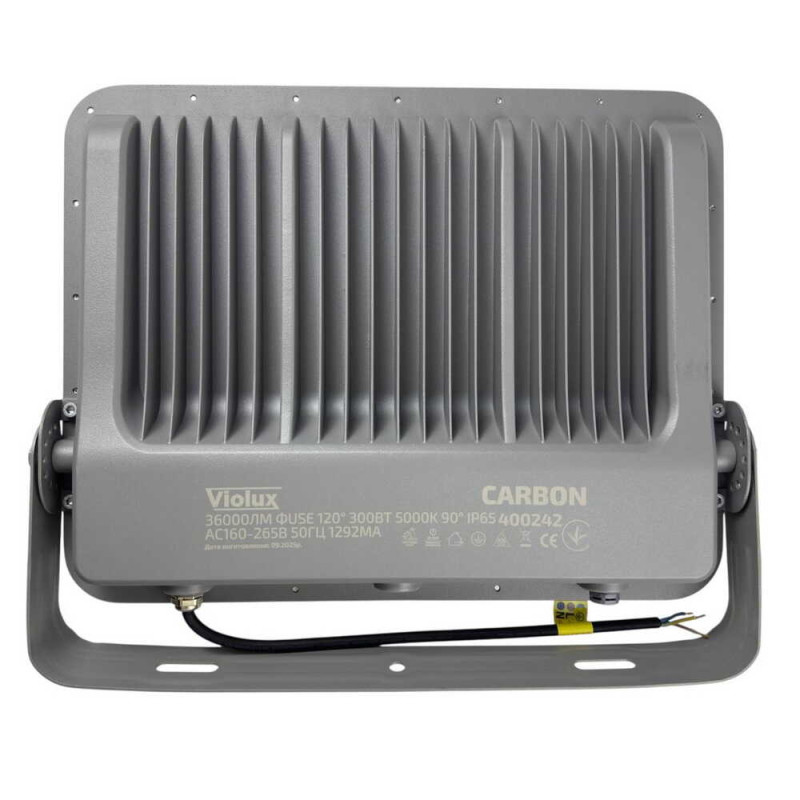 Прожектор LED Violux CARBON 300W 5000K 36000lm IP65 ( 400242 )