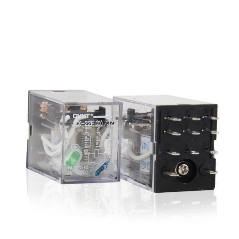 Реле промежуточное JZX-22F(D)/3Z PLU AC220V с LED инд. 5A 3 группы кон-тов CHINT 285202