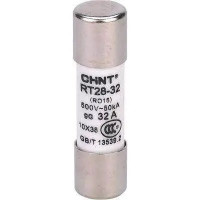 Предохранитель цилиндрический RT28-32 2A gG/gL 10х38мм CHINT 520474