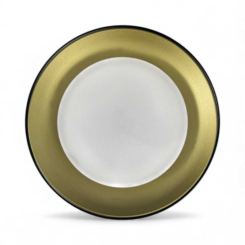 Cвітильник точковий накладний CAPRI GX53 IP20 круг чорний+золото Violux ( 340205 )