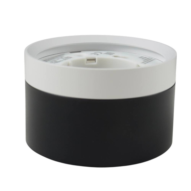 Cветильник точечный накладной VEGAS GX53 IP20 круг черный+белый Violux ( 340204 )