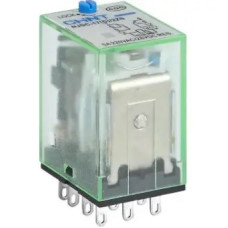 Реле промежуточное с кнопкой тест NJDC-17(D)/3ZS PLU AC220V с LED инд. 5A 3 группы кон-тов CHINT 651138