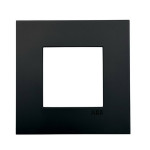 Рамка Zenit S 1-я черный мат logo ( 2CLA227110Z1502 )
