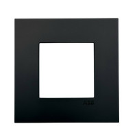 Рамка Zenit S 1-я черный мат logo ( 2CLA227110Z1502 )