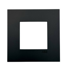 Рамка Zenit S 1-я черный мат logo ( 2CLA227110Z1502 )