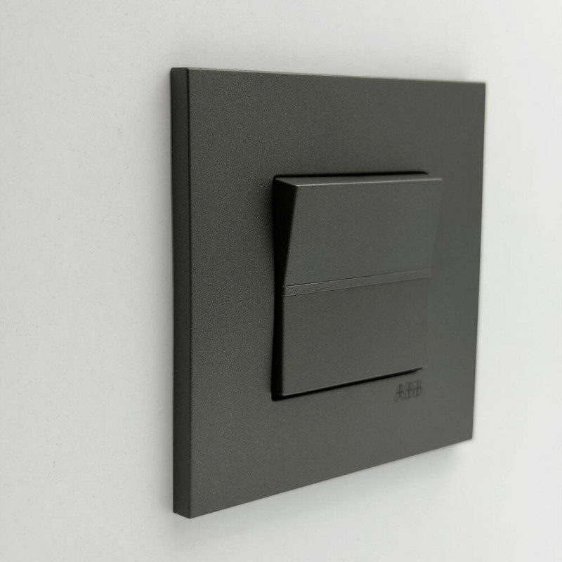 Выключатель Zenit Total антрацит 1-й проходной ( 2CLA220200N1601 )