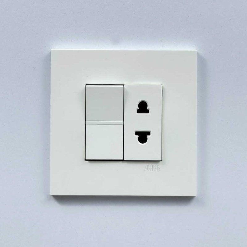 Вимикач Zenit Total білий 1-й 1 мод. ( 2CLA210100N1201 )