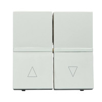 Выключатель Zenit Total белый жалюзи (2CLA224410N1201)