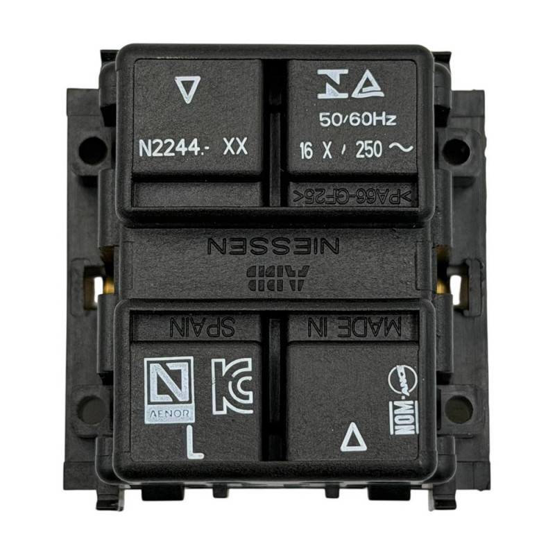 Выключатель Zenit Total белый жалюзи (2CLA224410N1201)