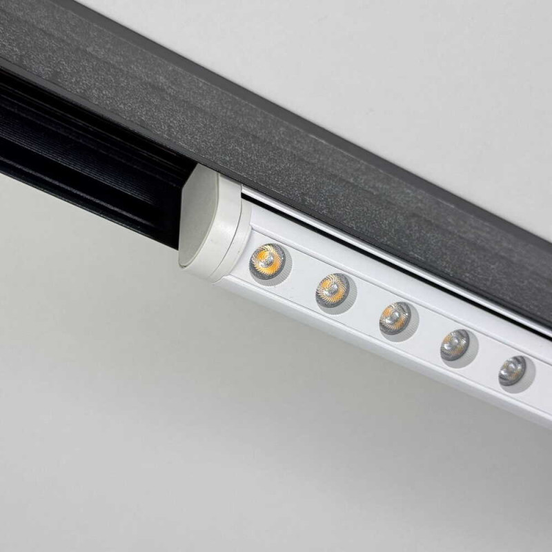 Магнитный трековый светильник RAYFOR MT Roll белый 12W 1020Lm 30-40-50К 48V WiFi ( 1120420 )