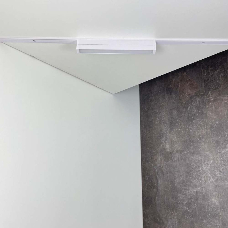 Магнітний трековий світильник UST-LR 15W 4000K 48V IP20 білий Violux ( 320014 )