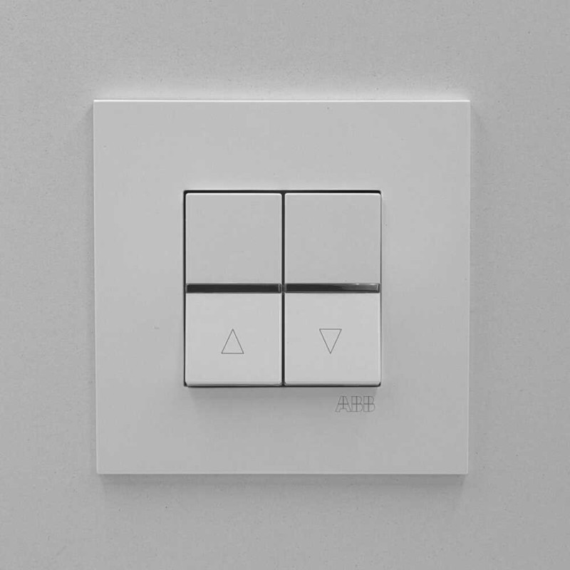 Выключатель Zenit белый жалюзи (2CLA224410N1101)