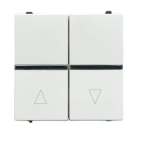 Выключатель Zenit белый жалюзи (2CLA224410N1101)