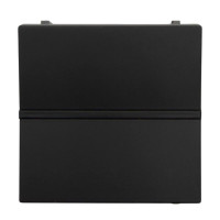 Выключатель Zenit черный мат 1-й (2CLA220100N1501)