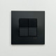Вимикач Zenit чорний мат 1-й 1 мод. ( 2CLA210100N1501 )