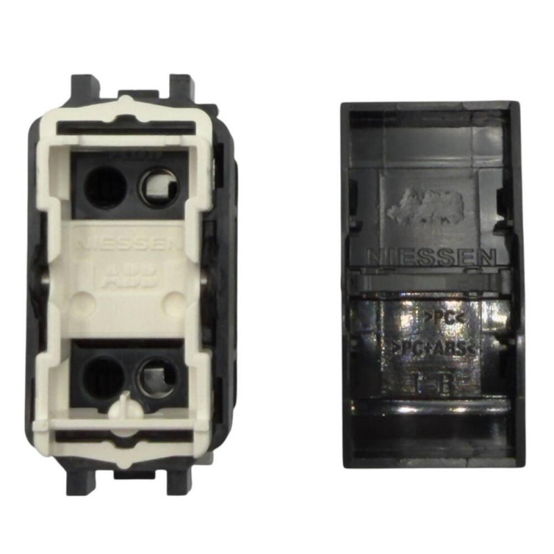 Вимикач Zenit чорний мат 1-й 1 мод. ( 2CLA210100N1501 )