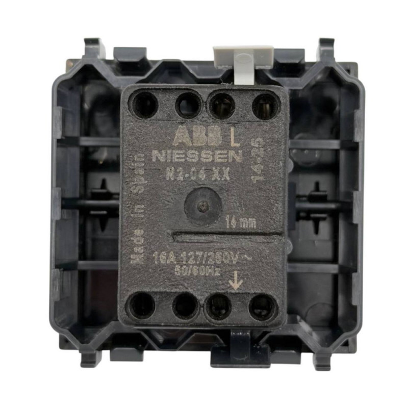 Вимикач Zenit чорний мат 1-й дзвінок (мех.) (N2204.7NT) ( 2CLA220470N1501 )