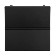 Выключатель Zenit черный мат 1-й проходной (2CLA220200N1501)