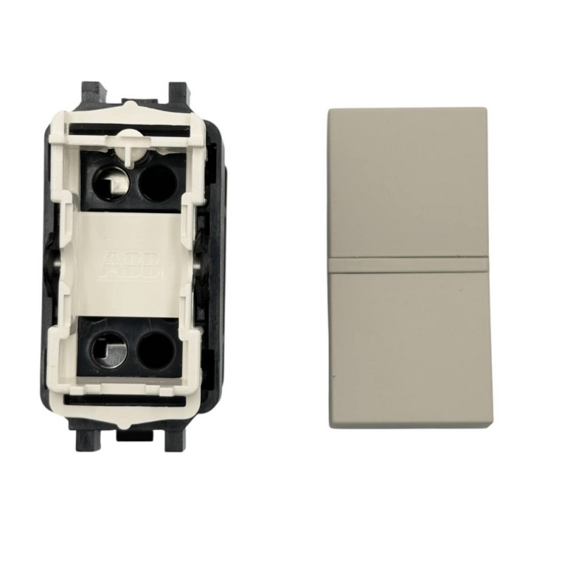 Вимикач Zenit дюна 1-й 1 мод.прохідний ( 2CLA210200N6201 )