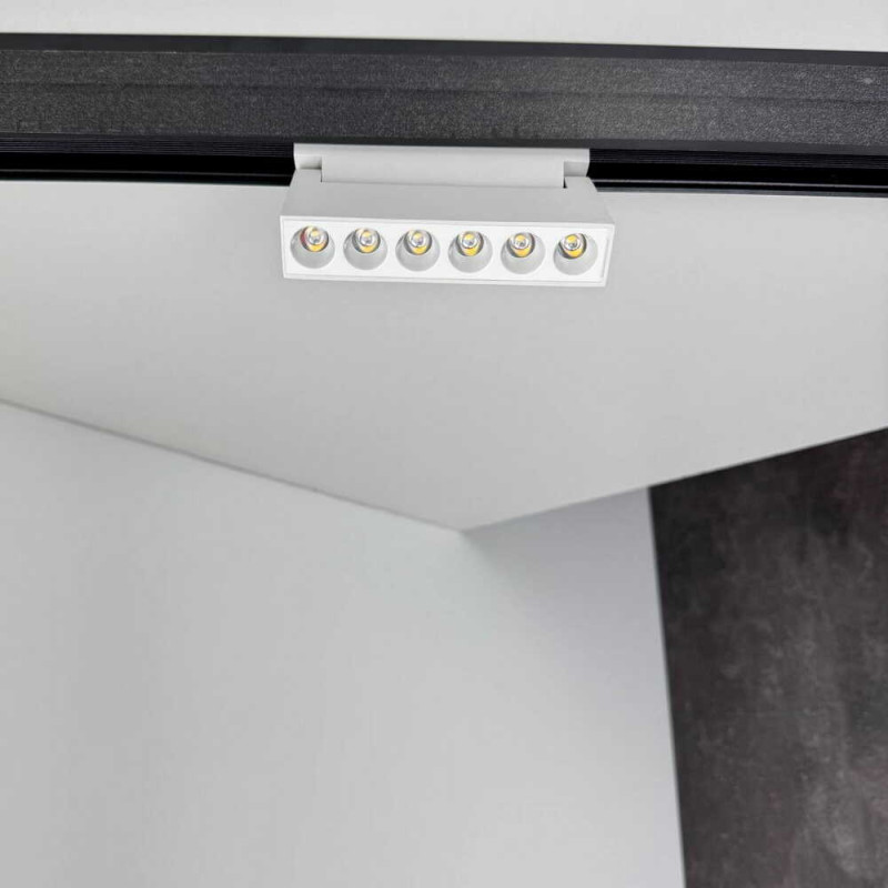 Магнитный трековый светильник RAYFOR MT Flex Vision белый 6W 540Lm 30-40-50К 48V WiFi ( 1120412 )