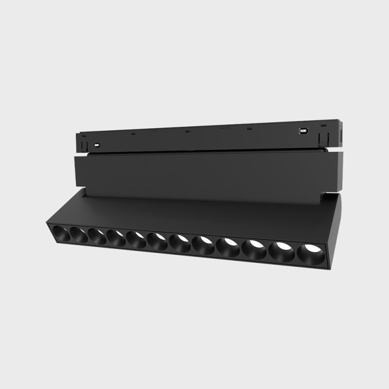 Магнітний трековий світильник RAYFOR MT Flex Vision чорний 12W 1080Lm 30-40-50К 48V WiFi ( 1121414 )