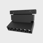 Магнитный трековый светильник RAYFOR MT Flex Vision черный 6W 540Lm 30-40-50К 48V WiFi ( 1121413 )