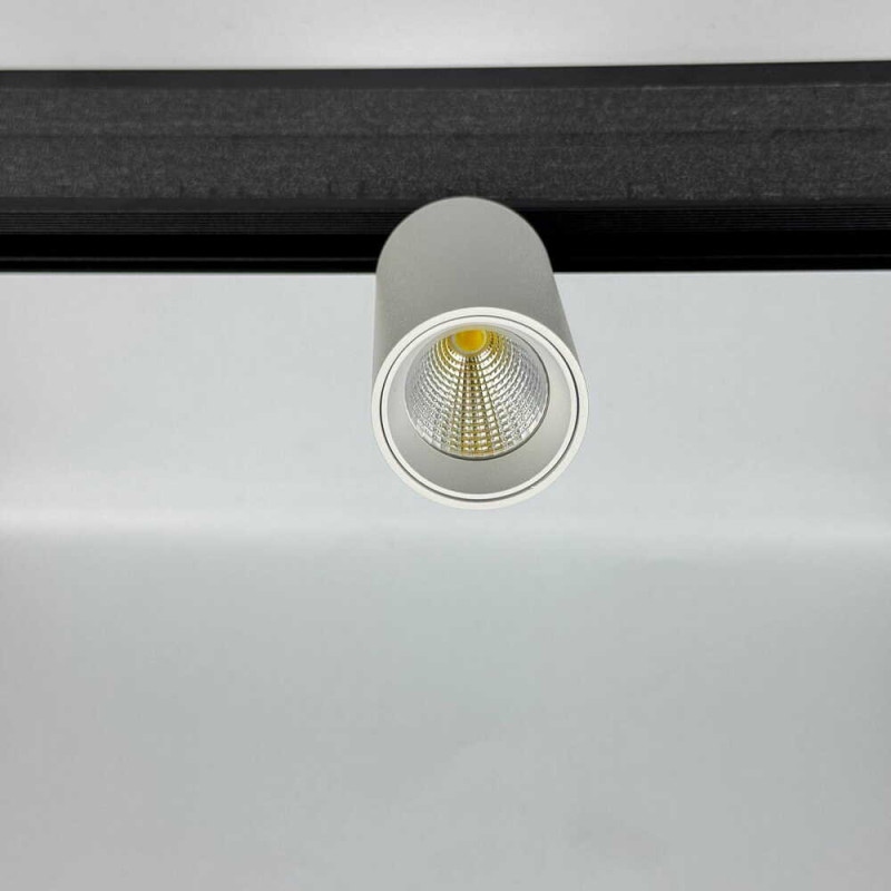 Магнітний трековий світильник RAYFOR MT Focus білий 7W 600Lm 30-40-50К 48V WiFi ( 1120410 )