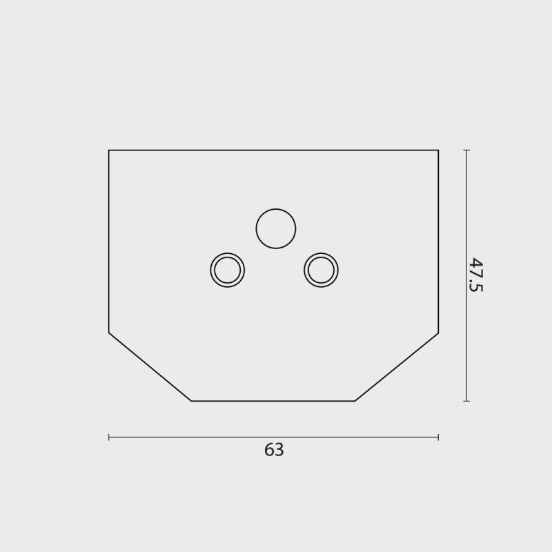 З’єднувач DTD-N прямий білий Violux ( 320036 )